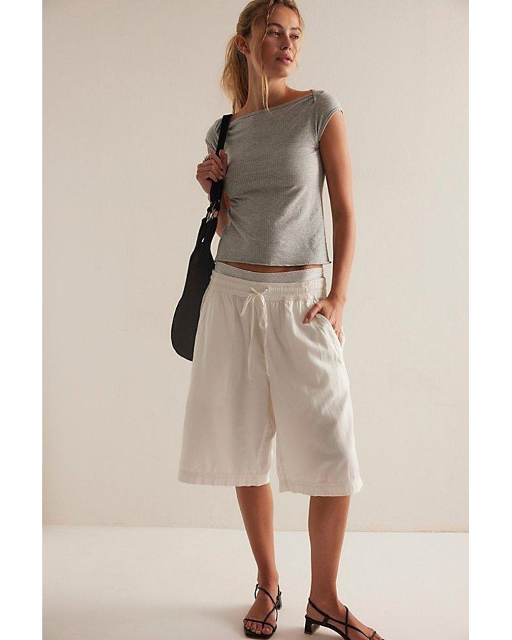 Intimately By Free People Brown So Soft Seamless Modal Tee By