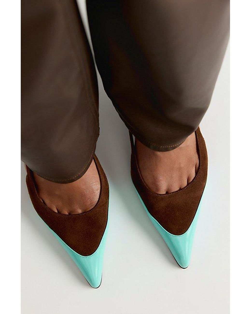 Jeffrey Campbell Brown Seeing Double Heels By