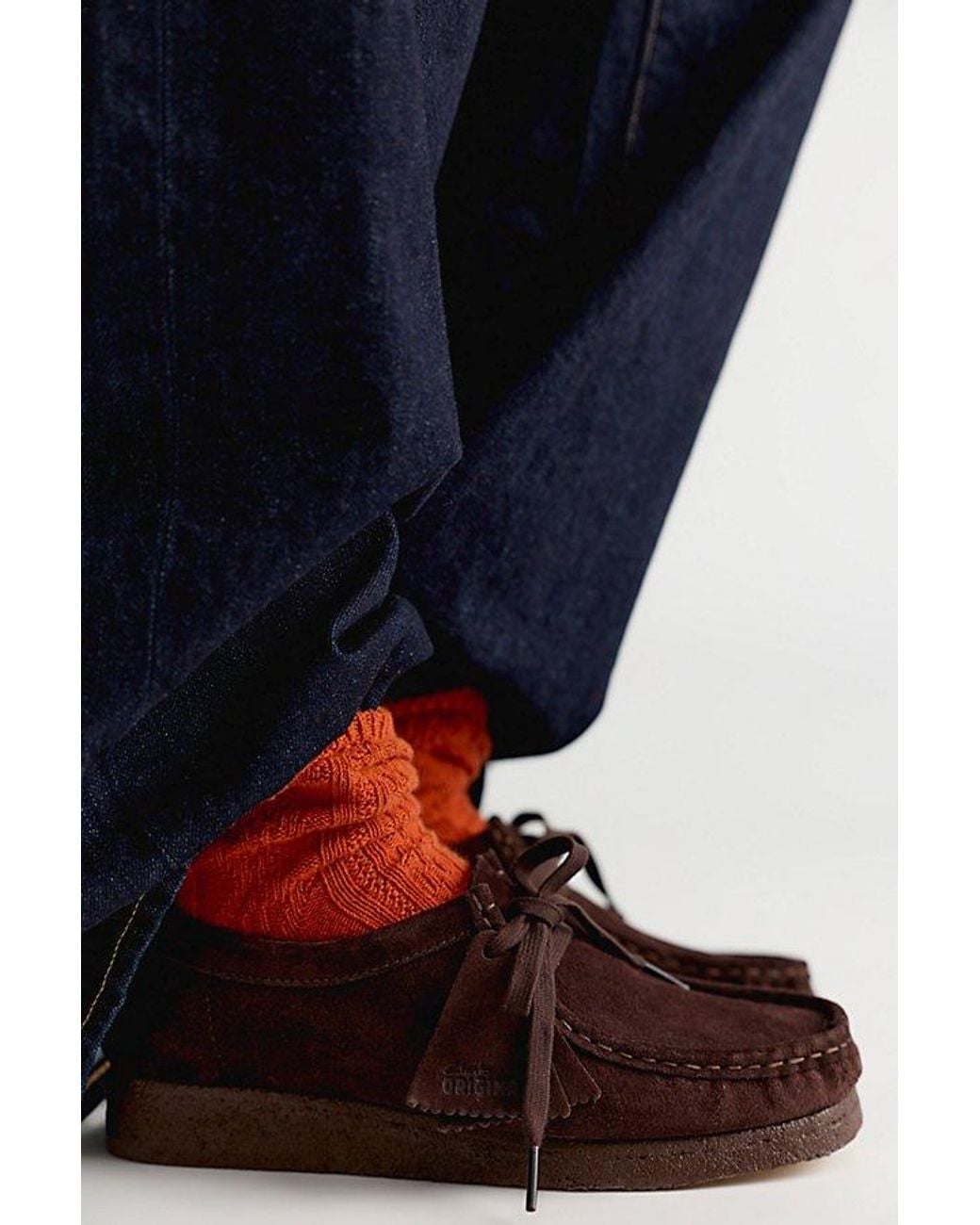 Clarks Blue Wallabees