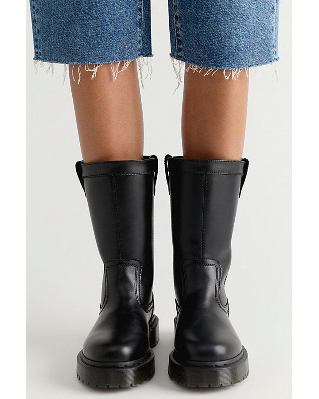 Dr. Martens Blue Anistone Pull-On Boots Shoe