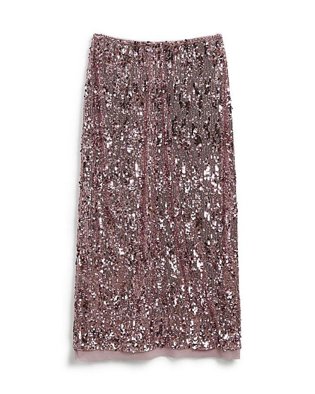 Intimately By Free People Pink Party Trick Sequin Midi Slip Skirt By