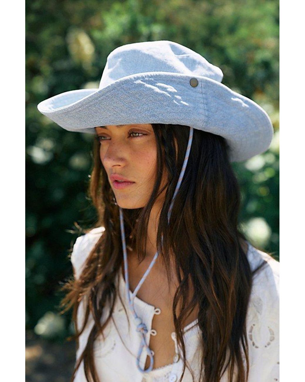Free People Green Washed Convertible Bucket Hat