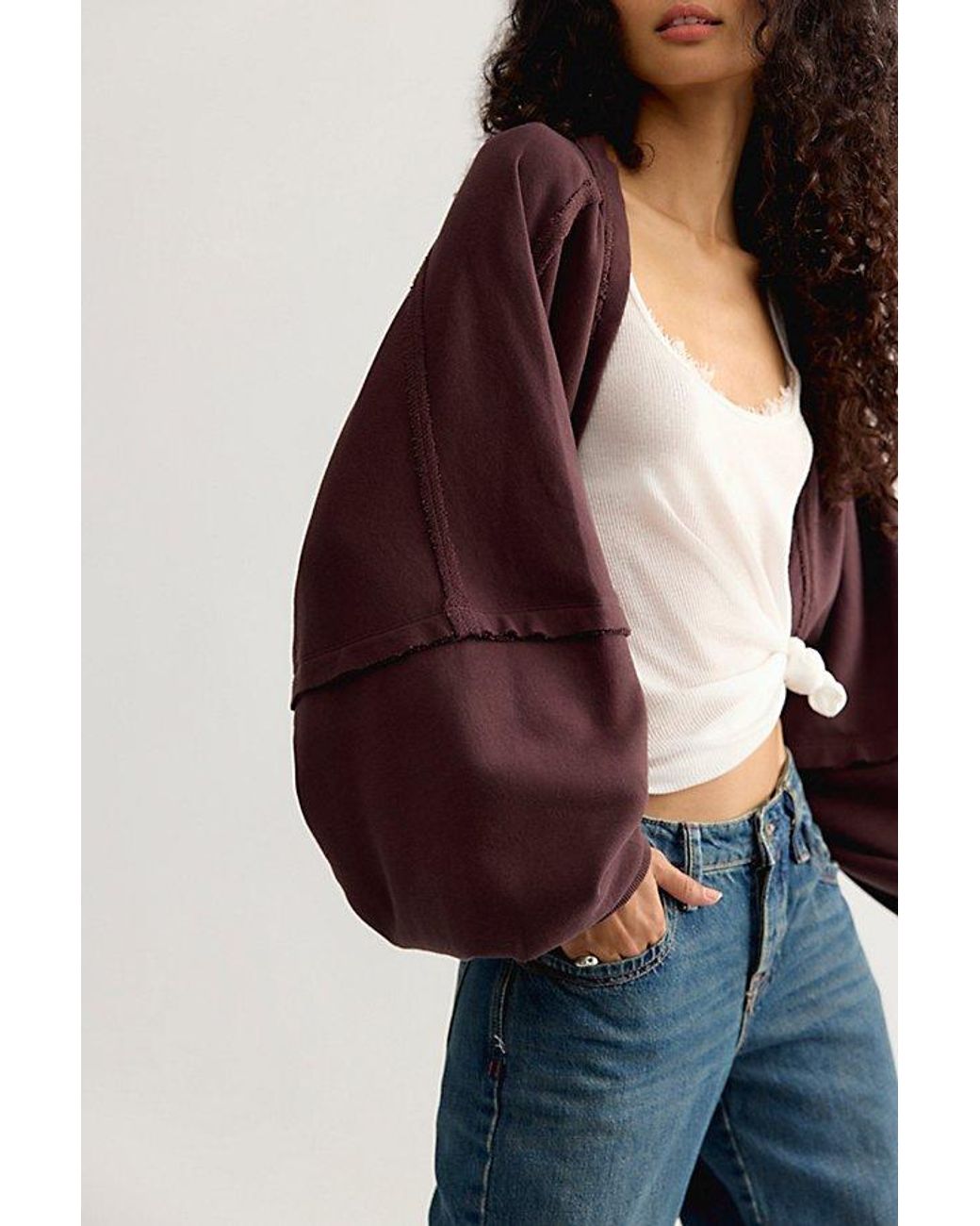 Free People Multicolor Shrug It Off Sweatshirt