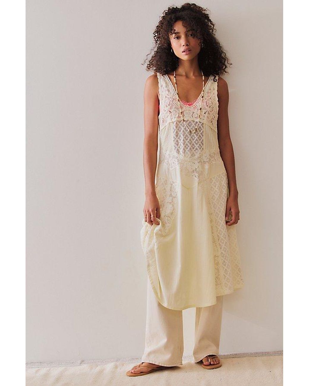 Intimately By Free People Multicolor This Is The One Midi Slip Dress By