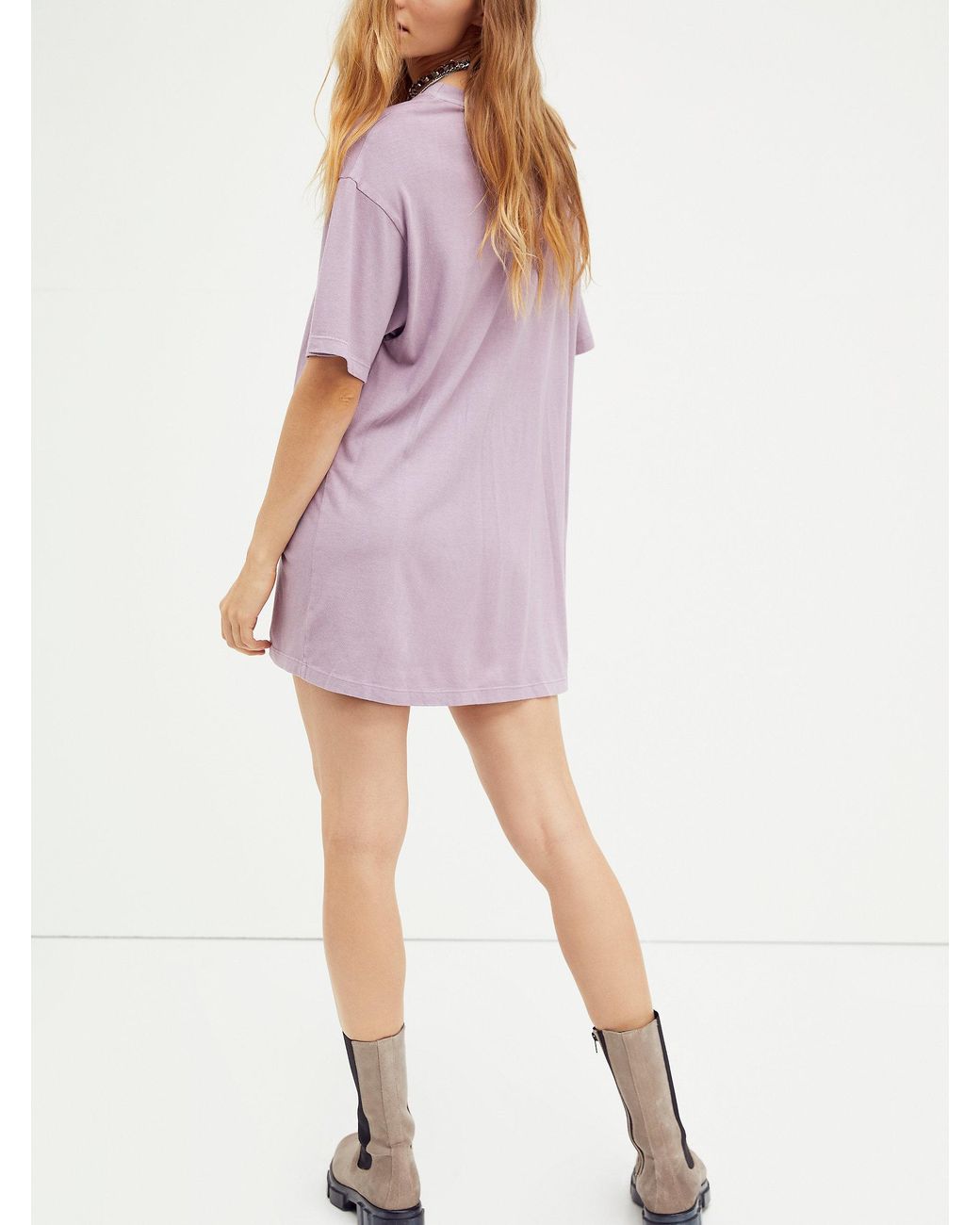 Free People The Doors Tee Shirt Dress | Lyst