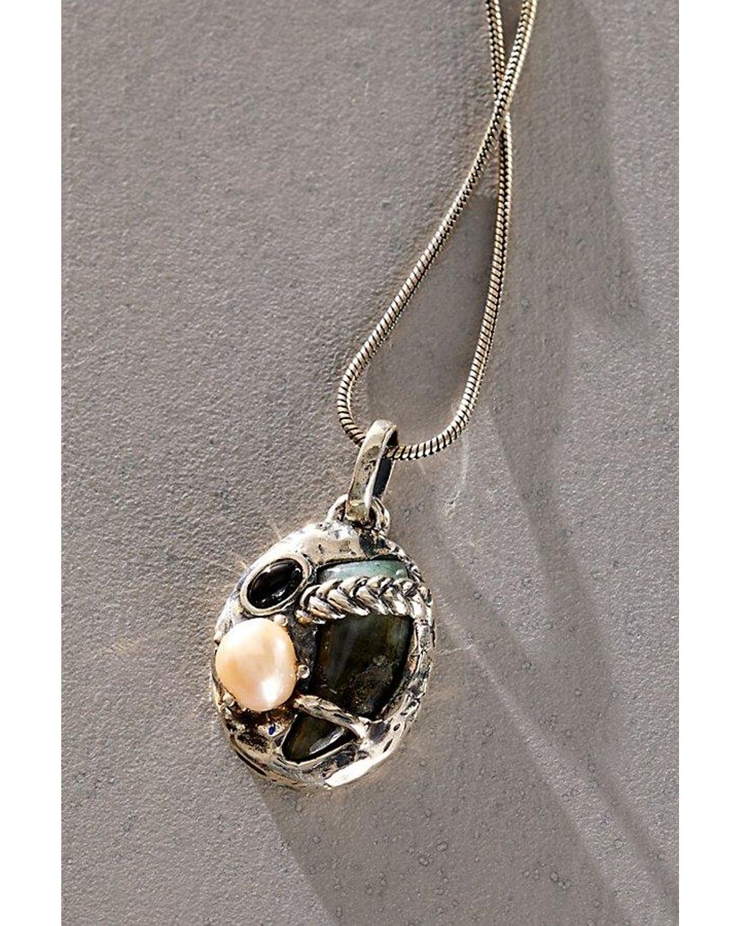 Pamela Love Gray X Free People Astra Pendant Necklace