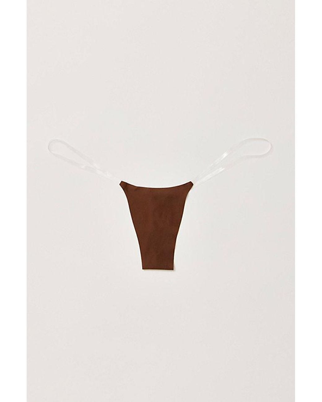 Stringys Natural Invisible Thong
