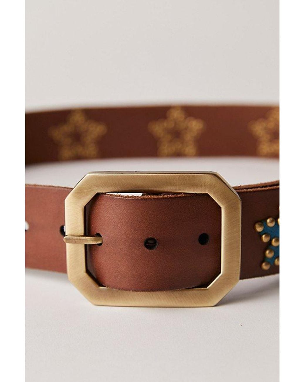 Free People Blue Starcrossed Studded Belt