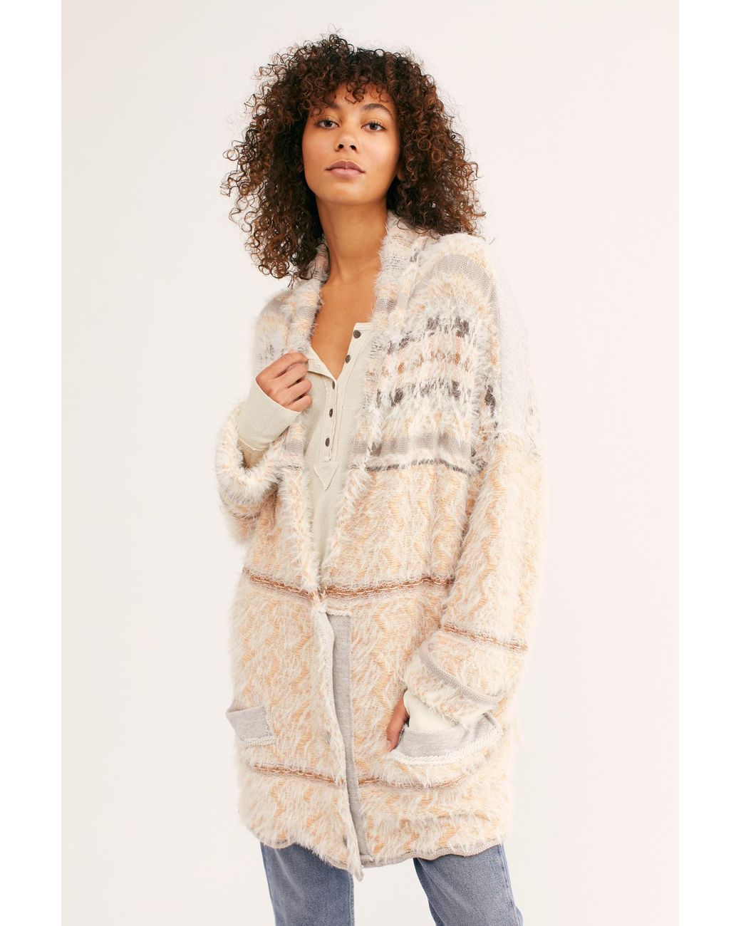 Free people hot sale shaggy cardigan