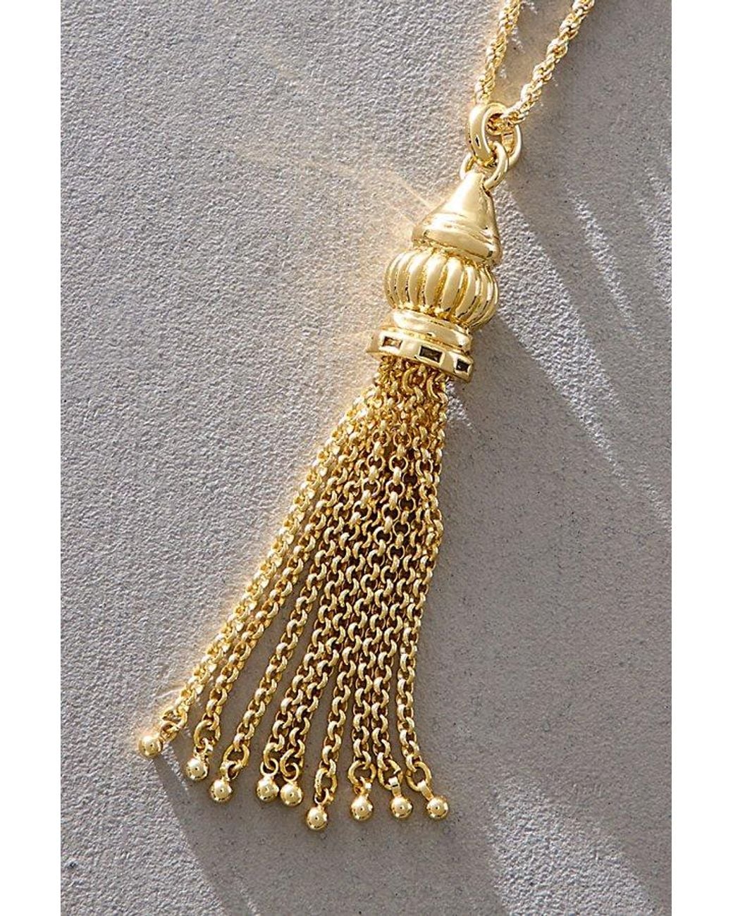 Free People Gray Daisy London X Ada Tassel Pendant Necklace