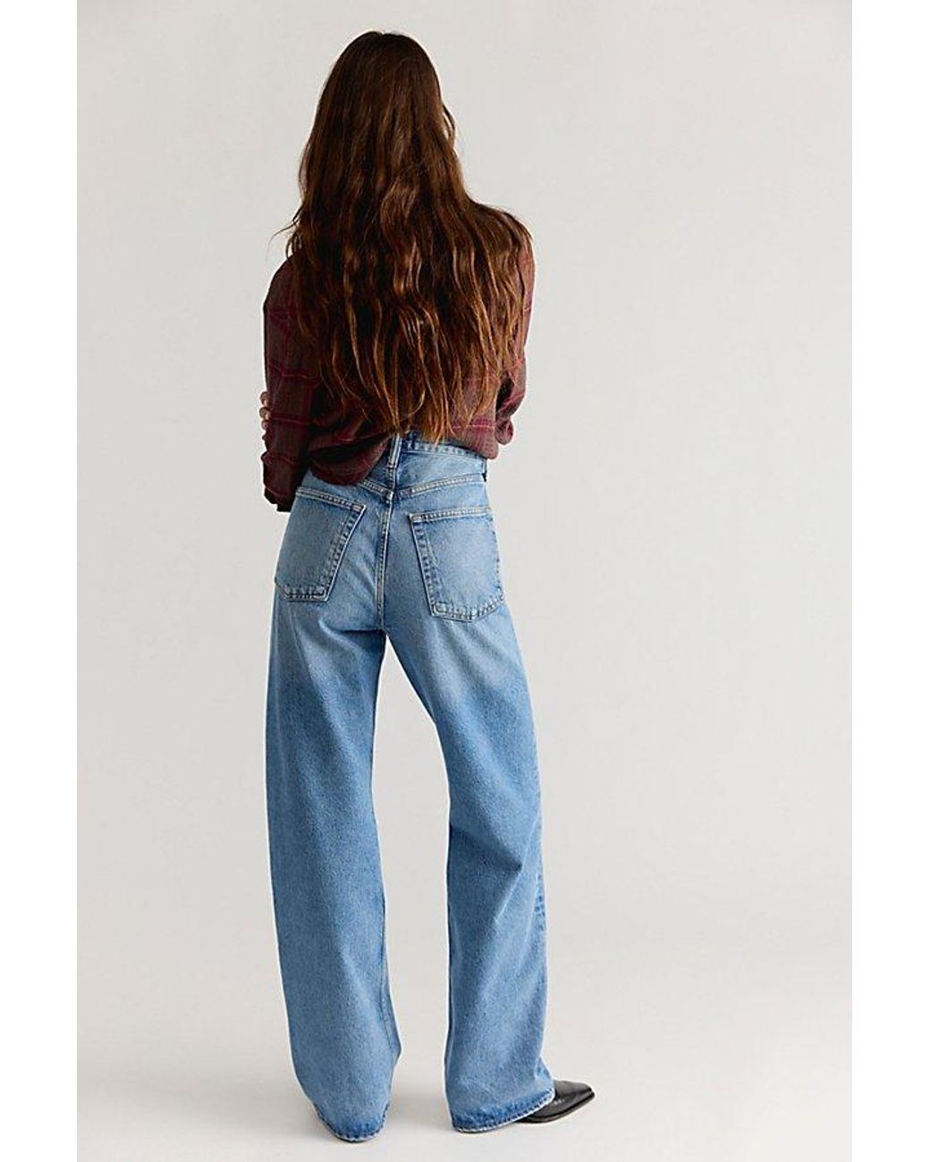 Agolde Blue Vintage Loose Jeans