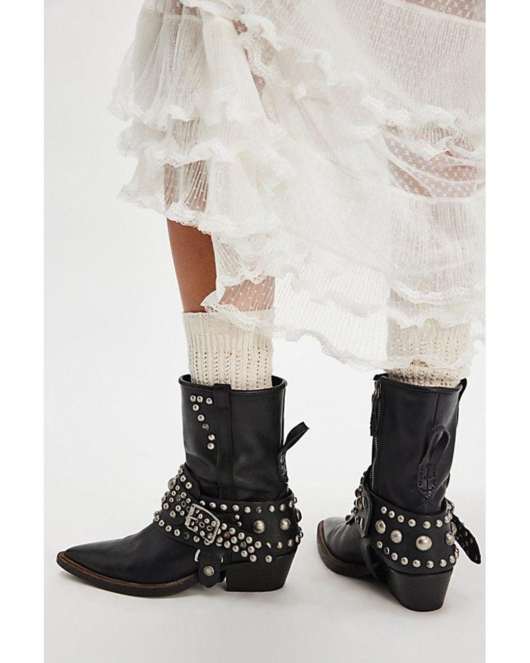 Free People Axel Boots in Black | Lyst