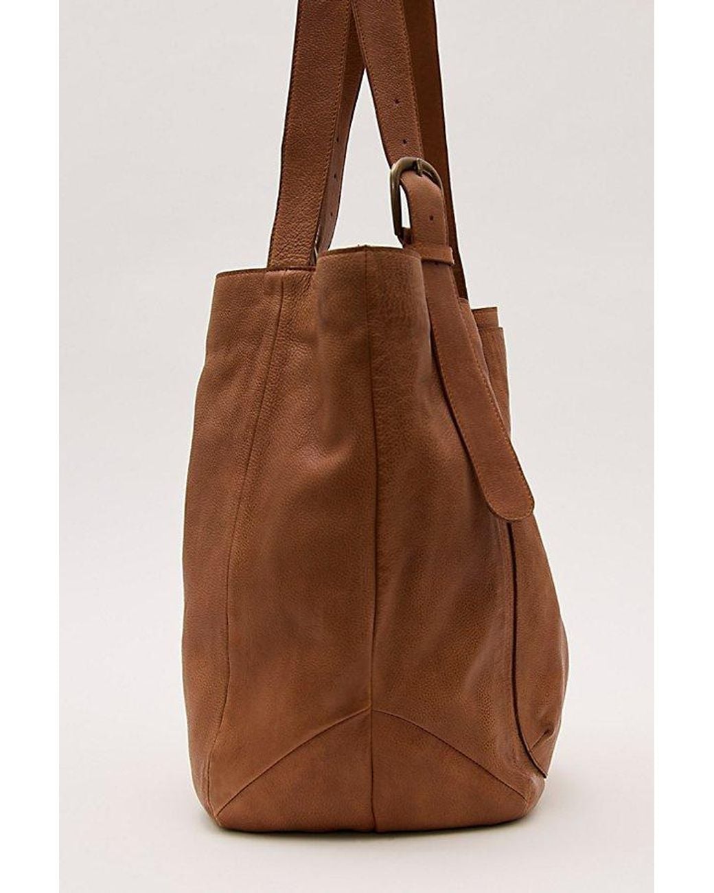 Free People Brown Iris Tote