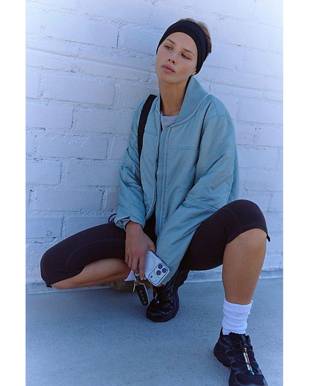 Fp Movement Blue Keep Your Cool Liner Jacket