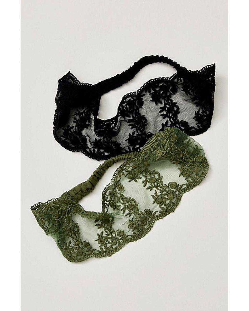 Free People Green Solana Lace Headband