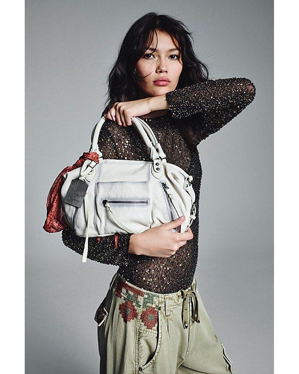 Free People Brown Baby Emerson Tote Bag