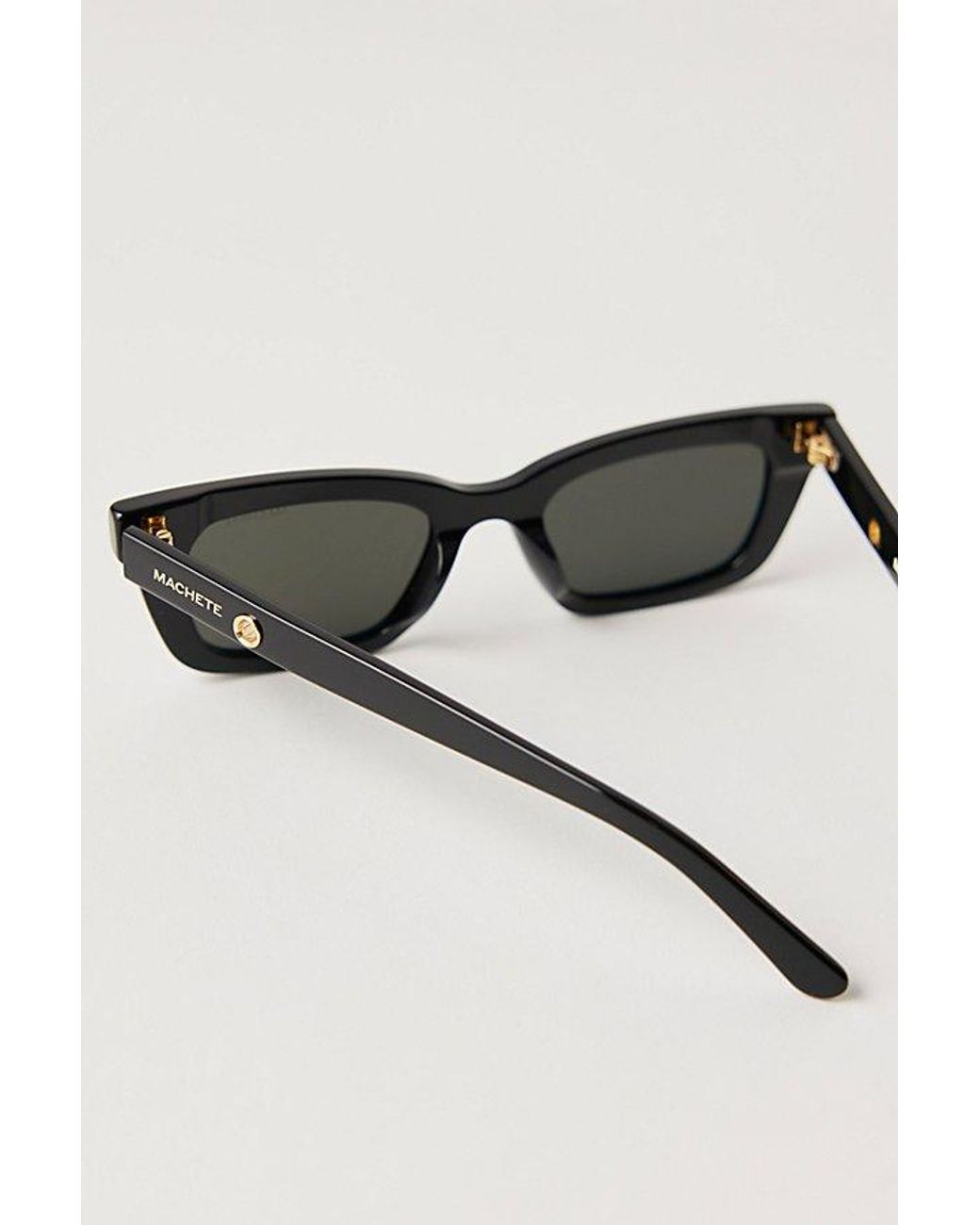 Machete Green The Ruby Rectangle Sunglasses