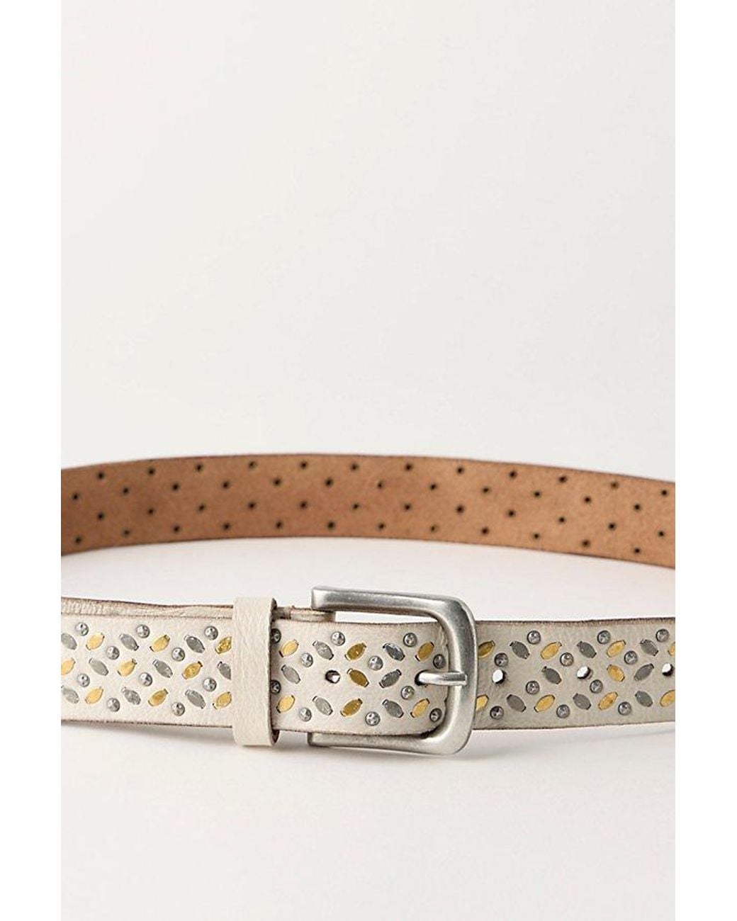 Free People Natural Brie Stud Belt