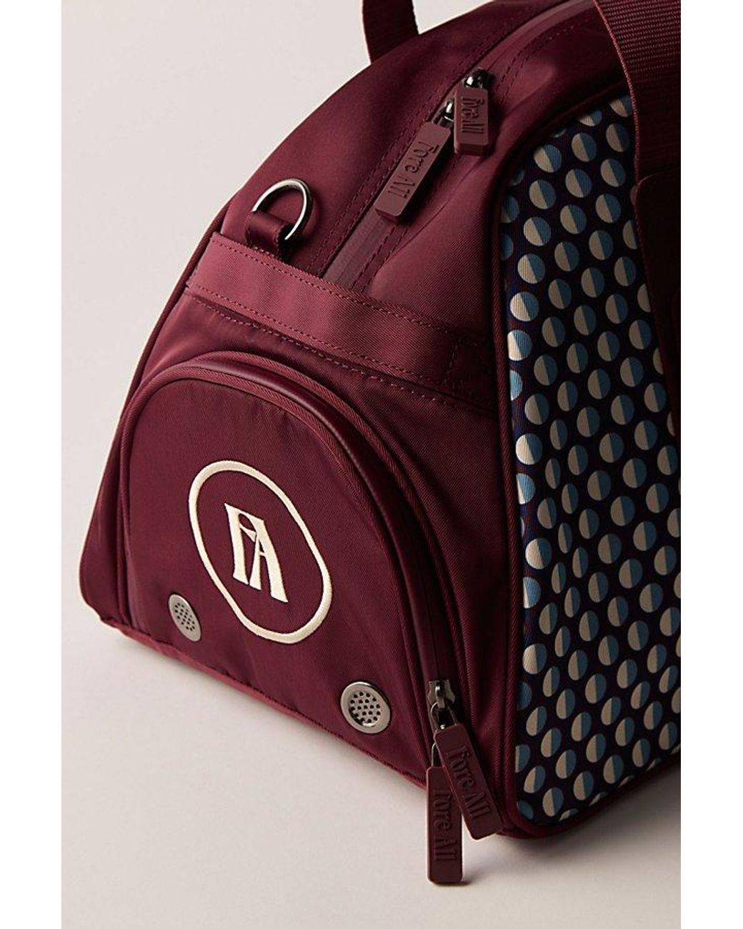Fore All Red Boston Bag Retro Duffle