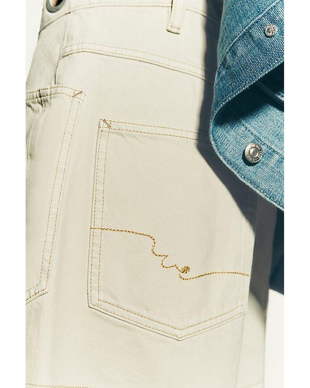Free People Natural Moxie Barrel Shorts