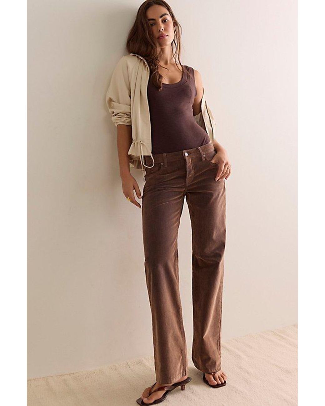 Intimately By Free People Gray Keeping It Light Ribbed Bodysuit By
