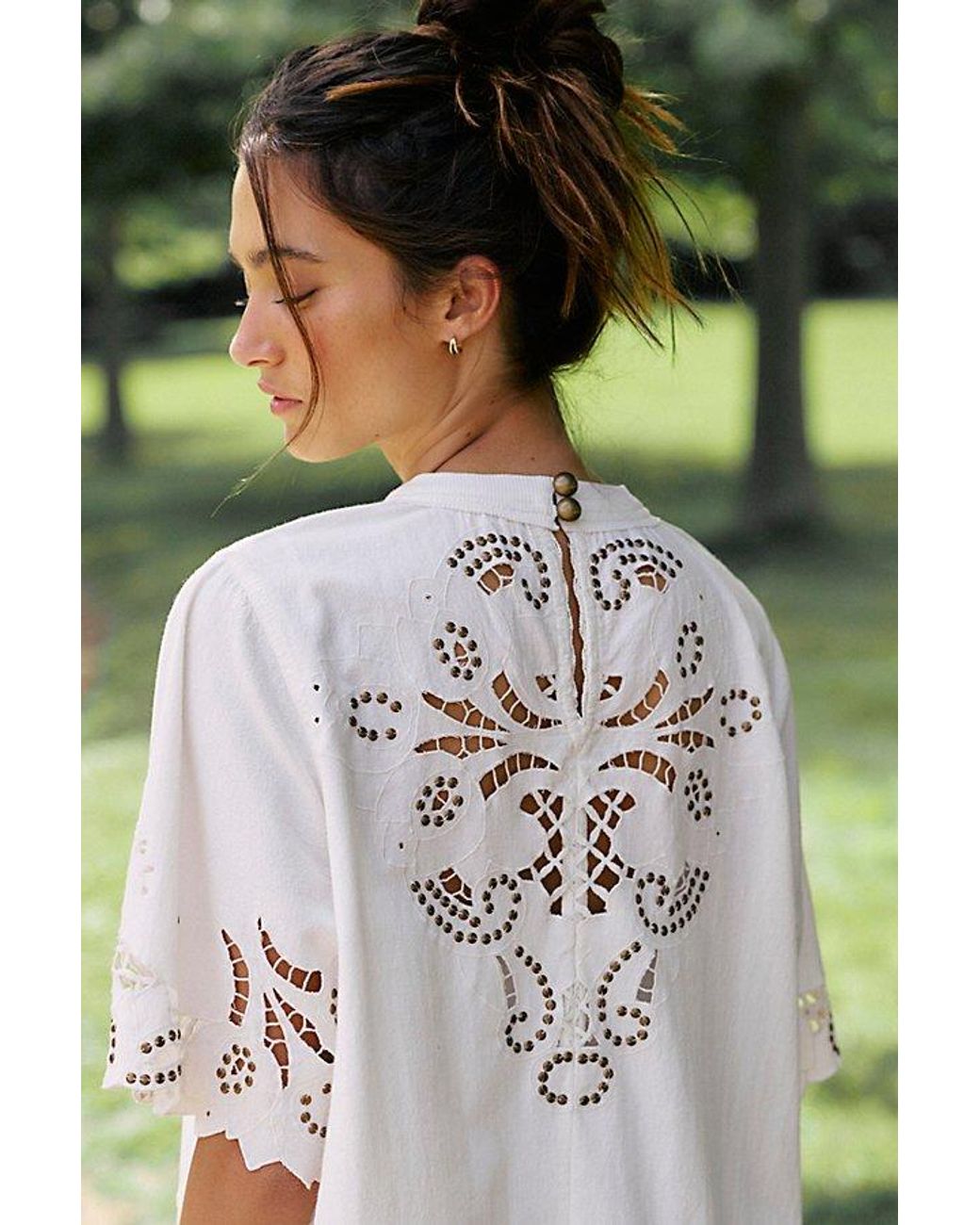 Free People Green Magic Magic T-Shirt Dress