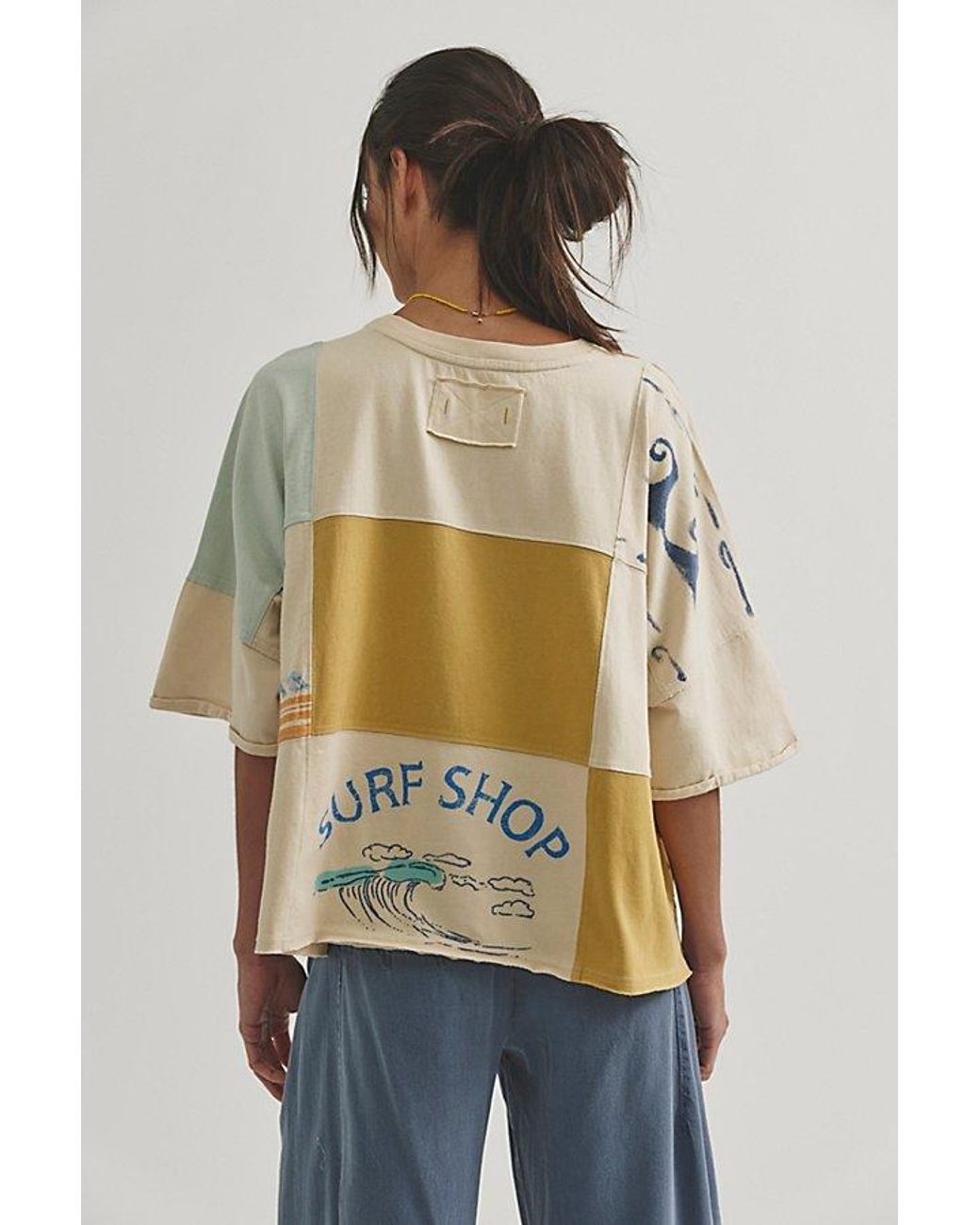 Free People Multicolor Rock The Boat Tee By