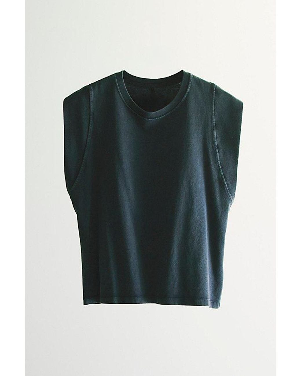 Free People Blue Atlas Muscle Tee