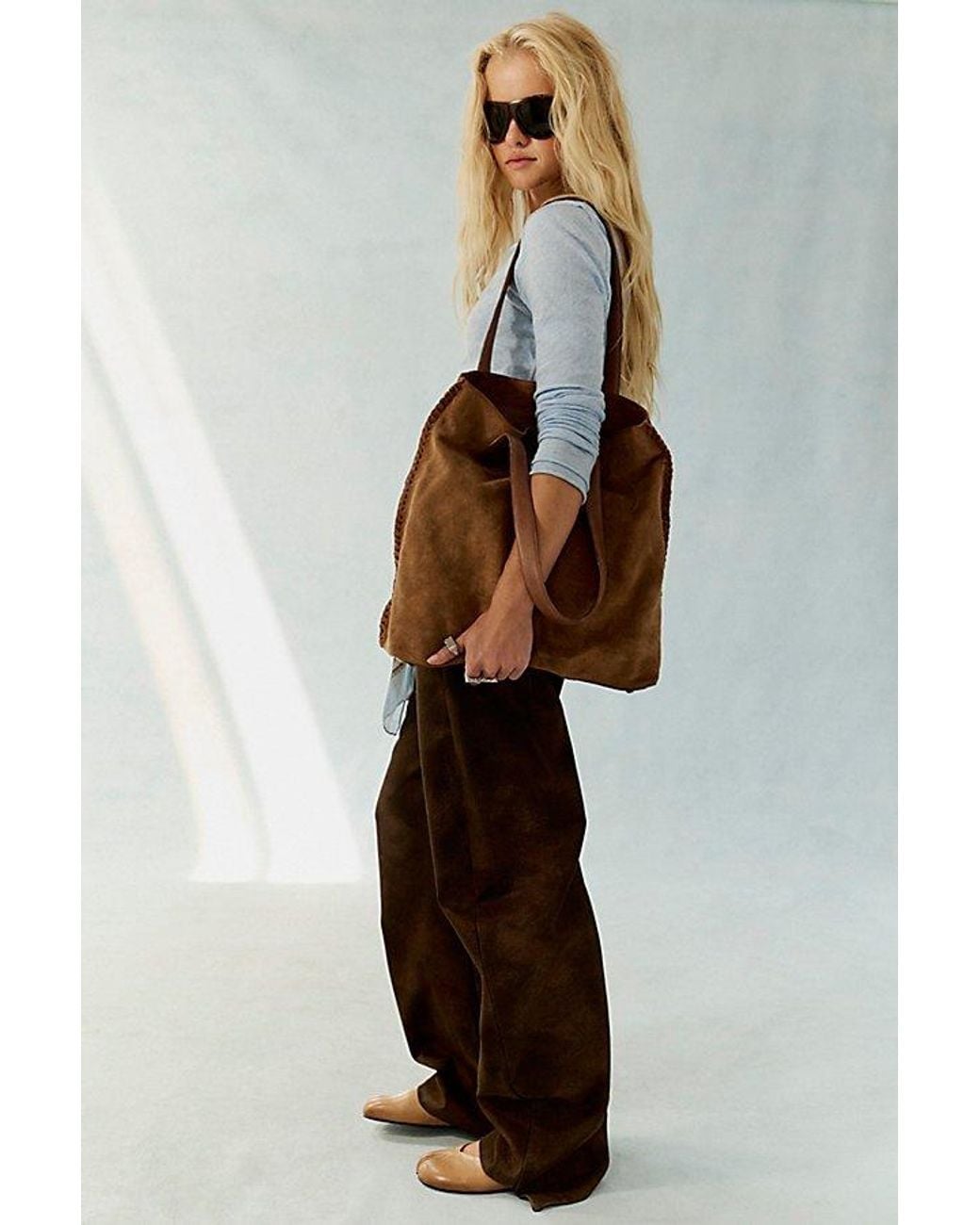 Free People Multicolor Maeve Suede Tote Bag