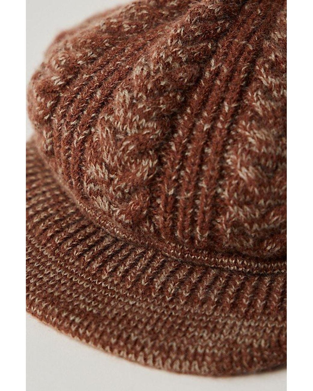 Free People Black Loui Sweater Cadet Hat