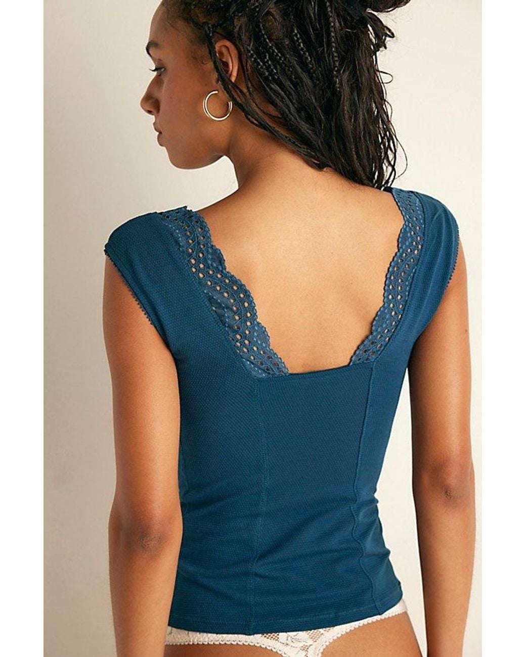Intimately By Free People Blue Blush Hour Tee By