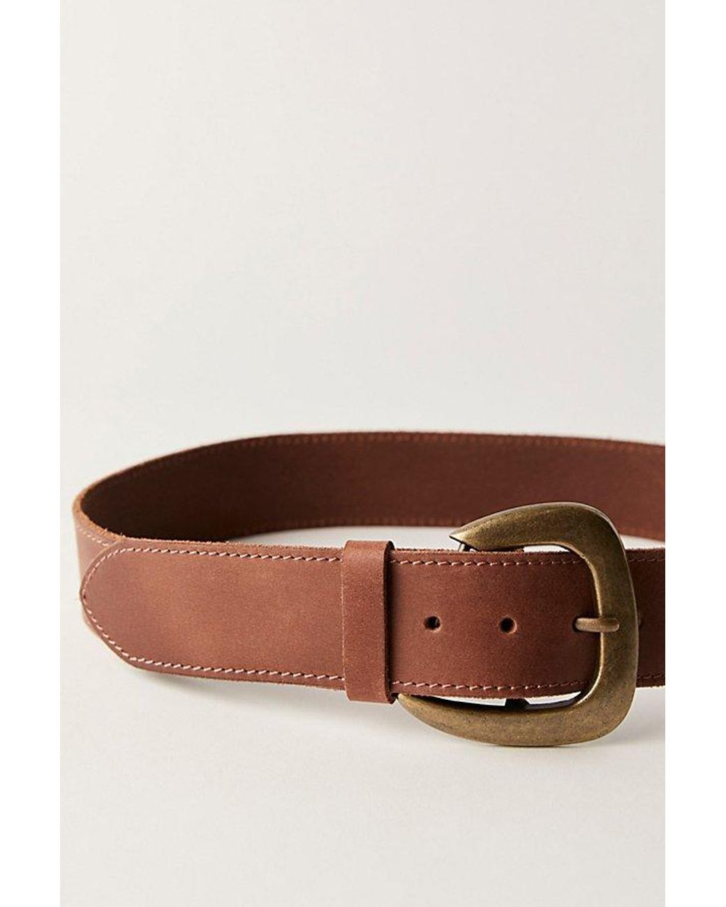 Free People Brown Charlie Leather Belt