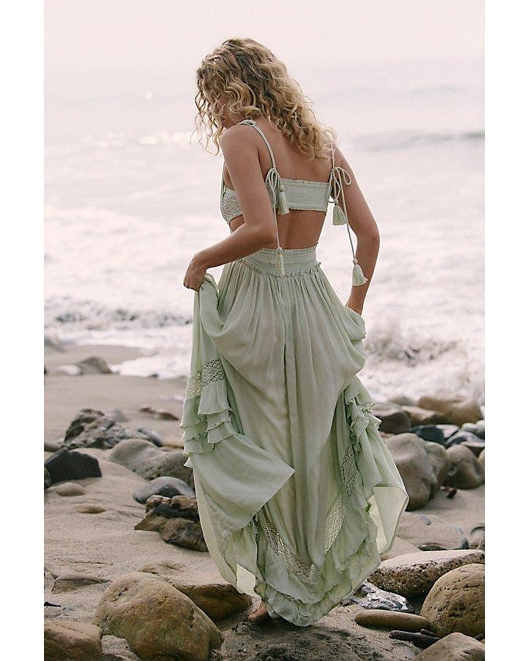 free-est Multicolor Santa Maria Maxi Dress By