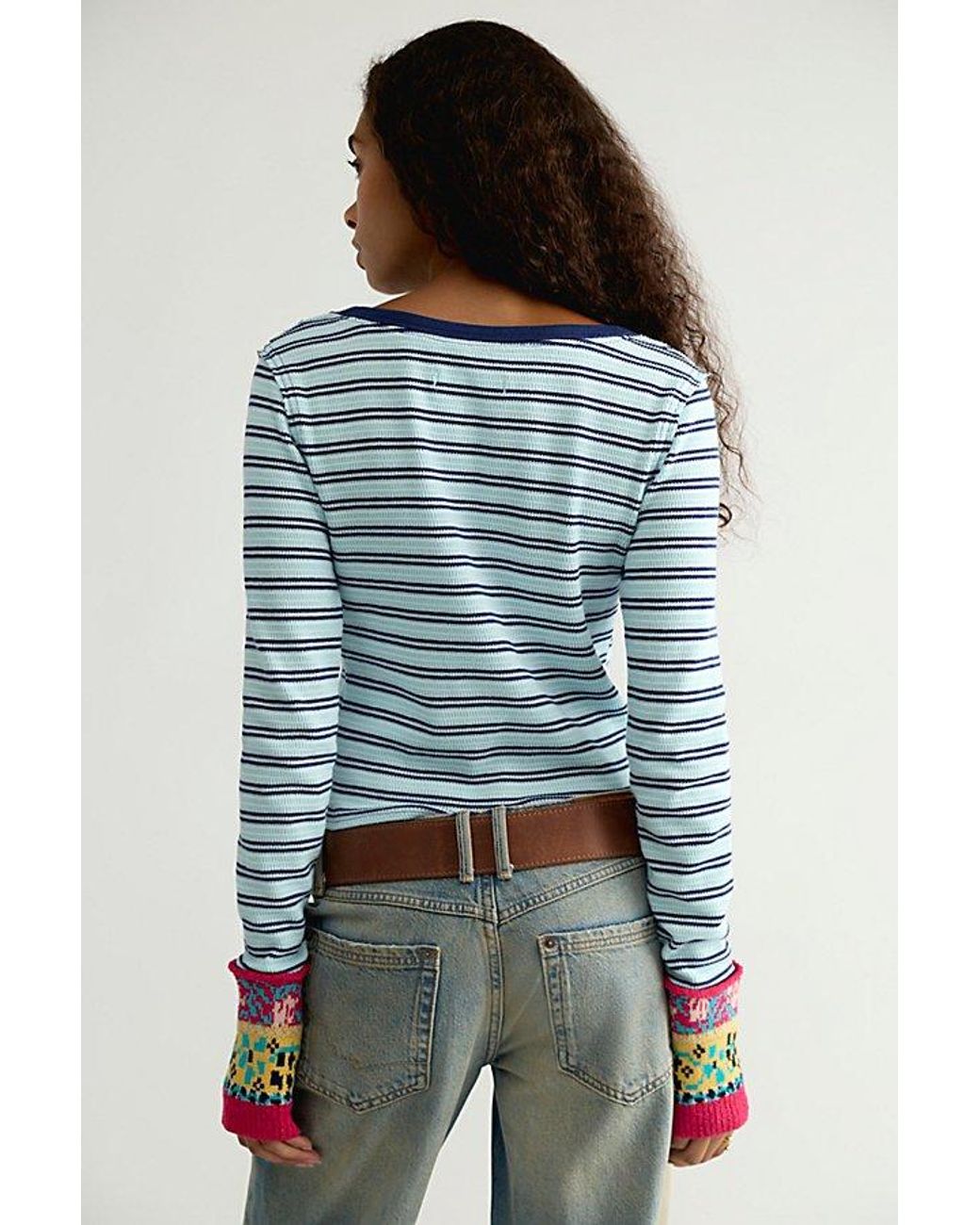 Free People Blue We The Free Noa Cardi