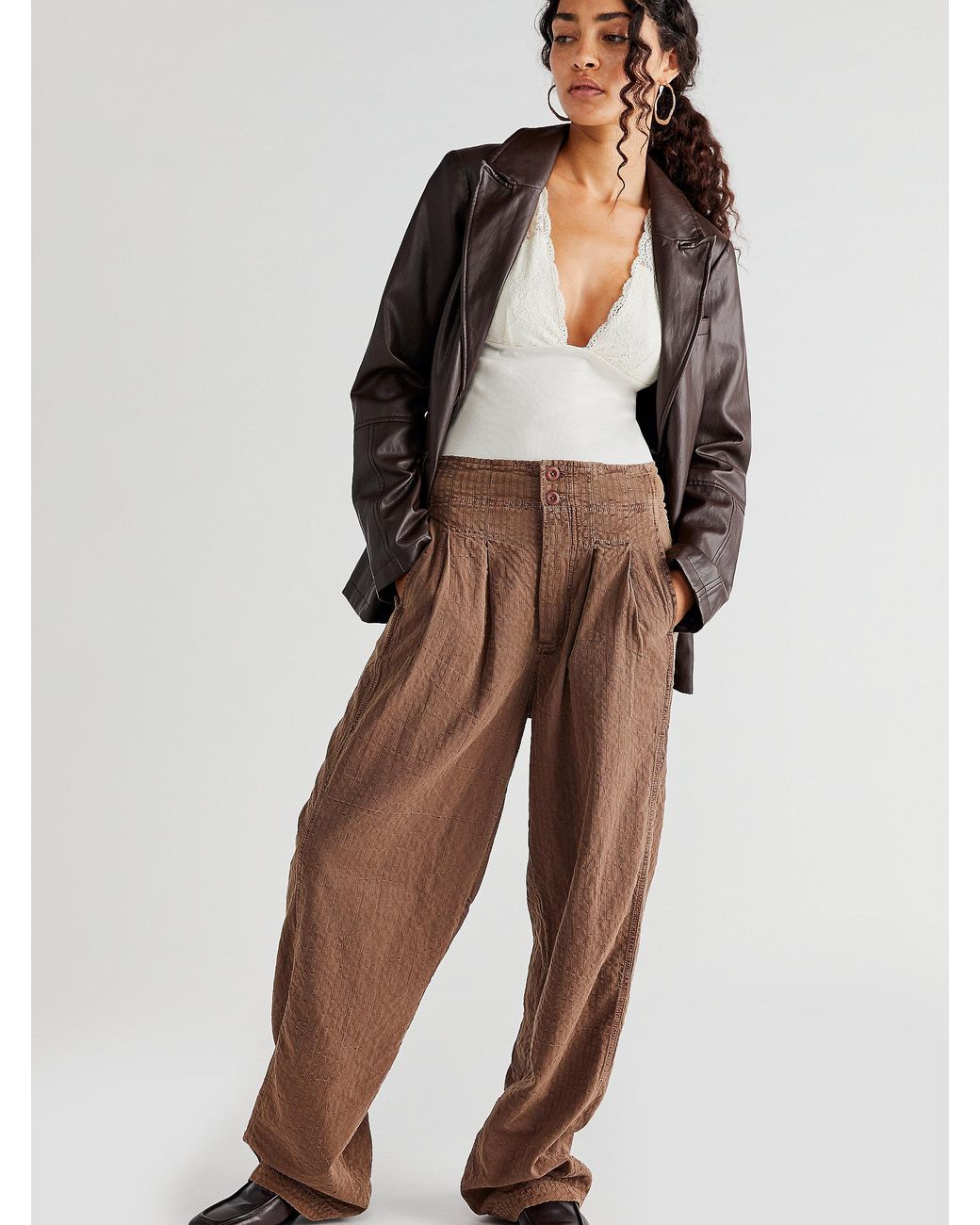 Free People Thin Line Straight Chino Pants | Lyst