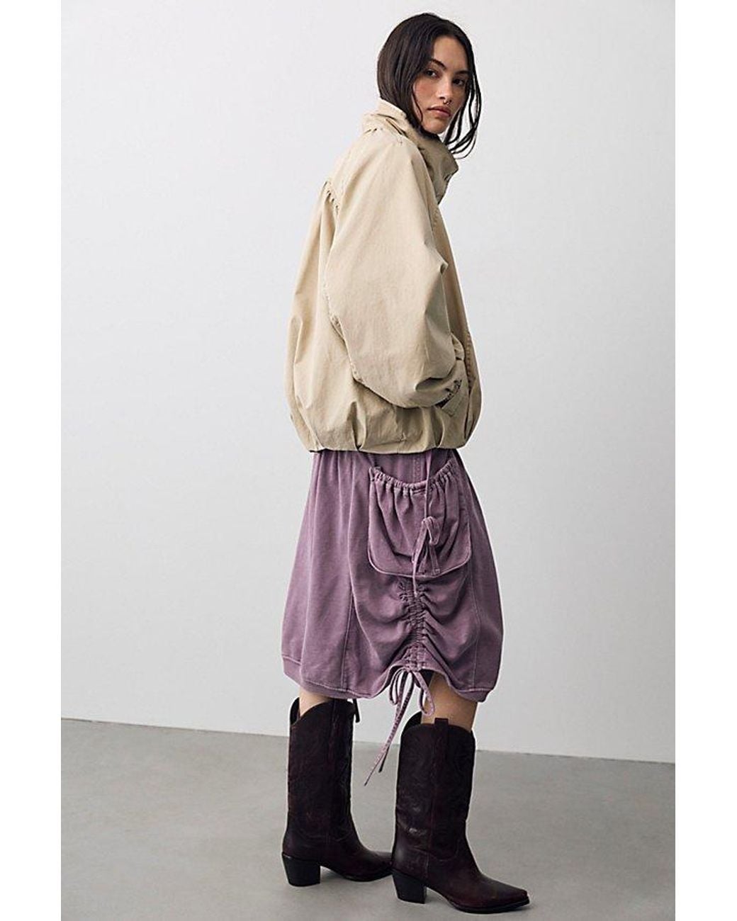 Free People Multicolor We The Free Nightshade Knit Midi Skirt