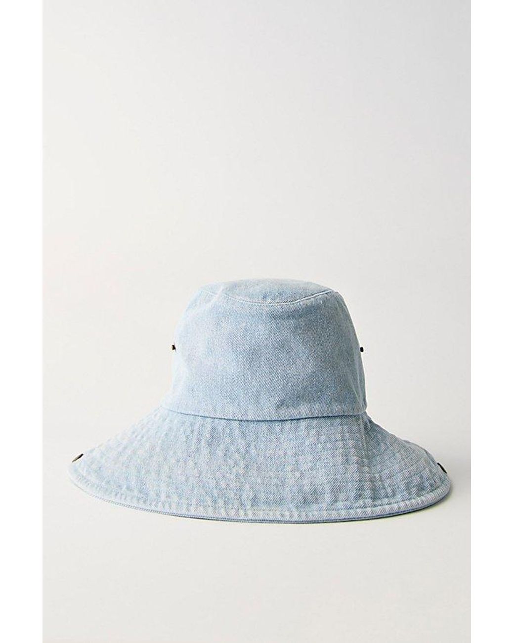Free People Green Washed Convertible Bucket Hat