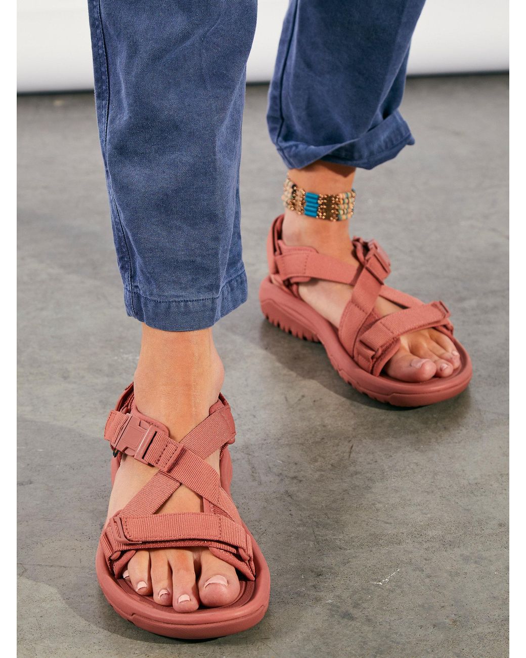 Free People Hurricane Verge Teva Sandals in Blue | Lyst