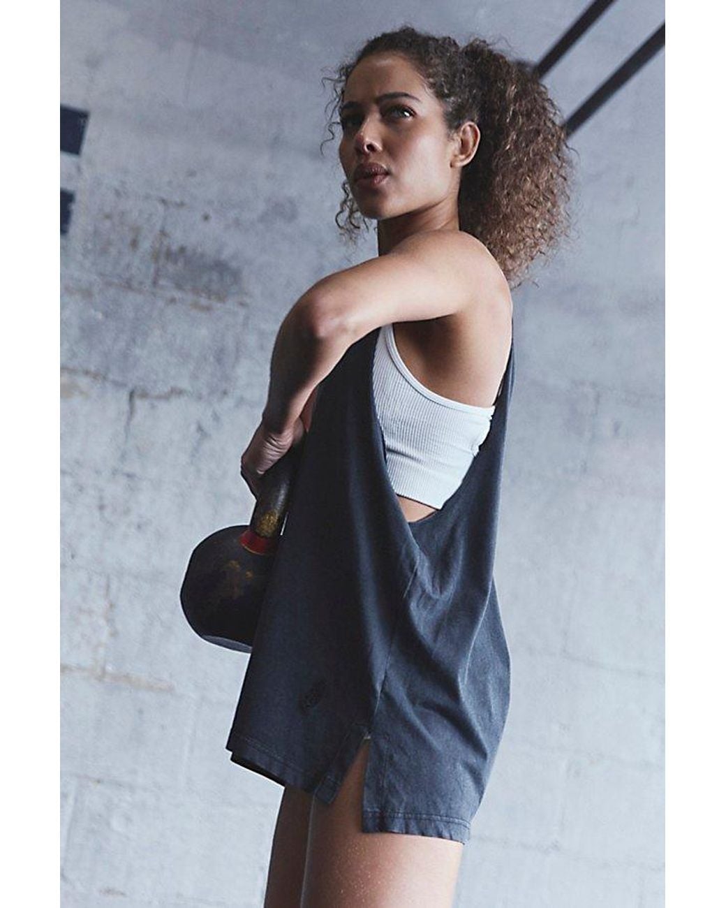 Fp Movement Blue Tiny Dancer Tunic Tank
