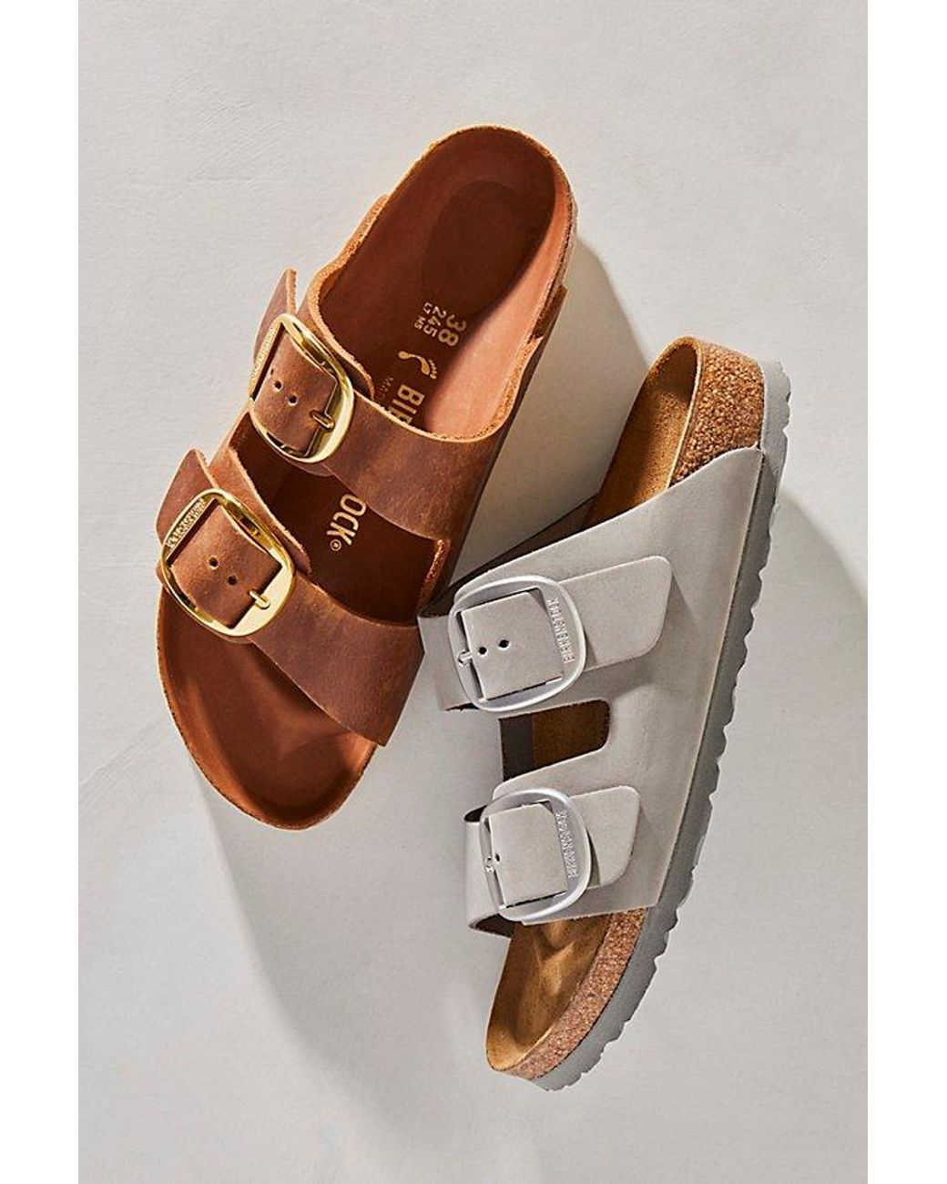 Birkenstock Orange Arizona Big Buckle Sandals