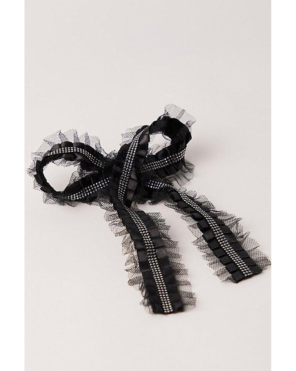 Free People Black For The Thrill Bow