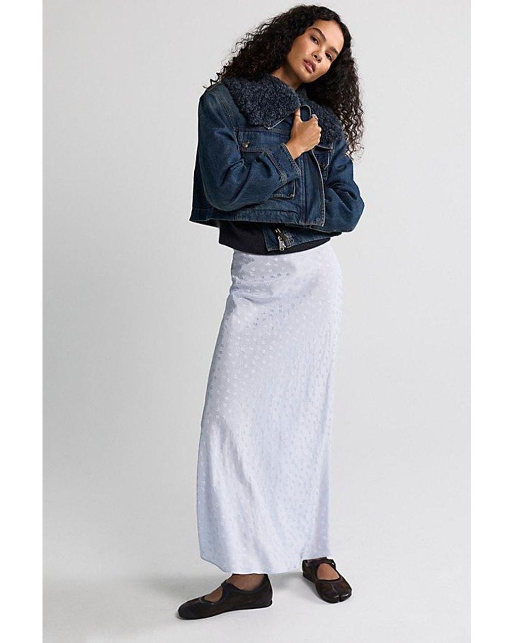 Free People Multicolor Bonita Solid Maxi Skirt