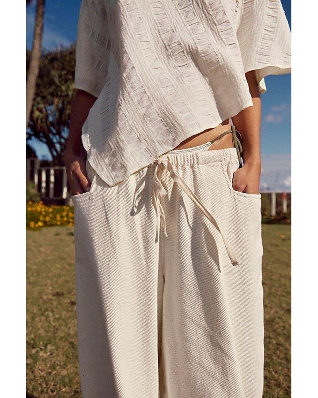 free-est Multicolor Beach Ease Pants By