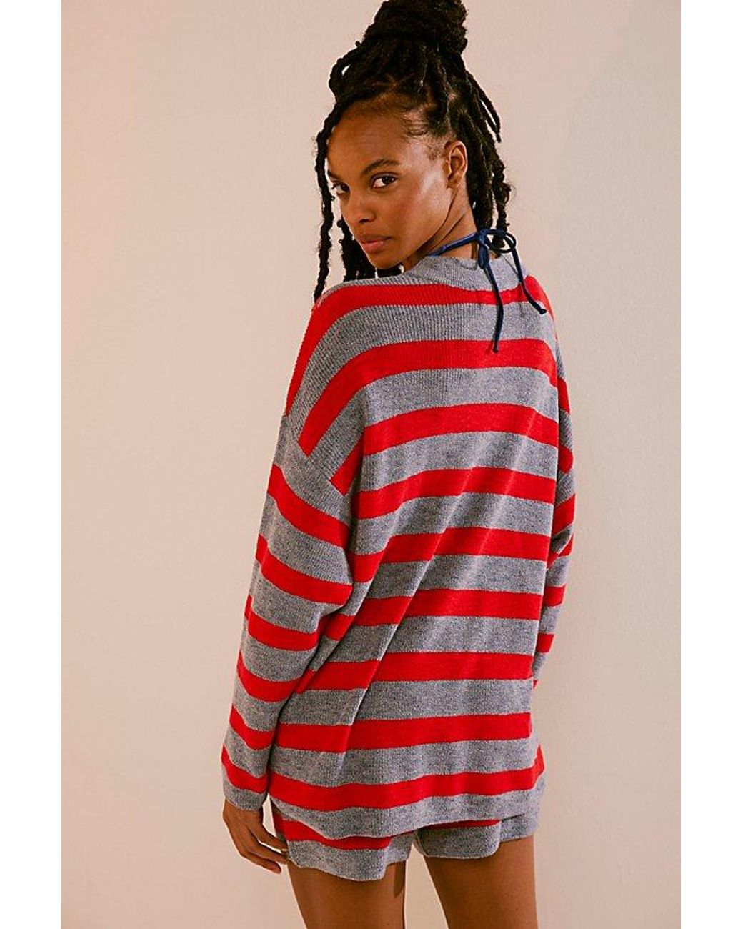 Free People Malibu Surf Sweater Set in Red Lyst