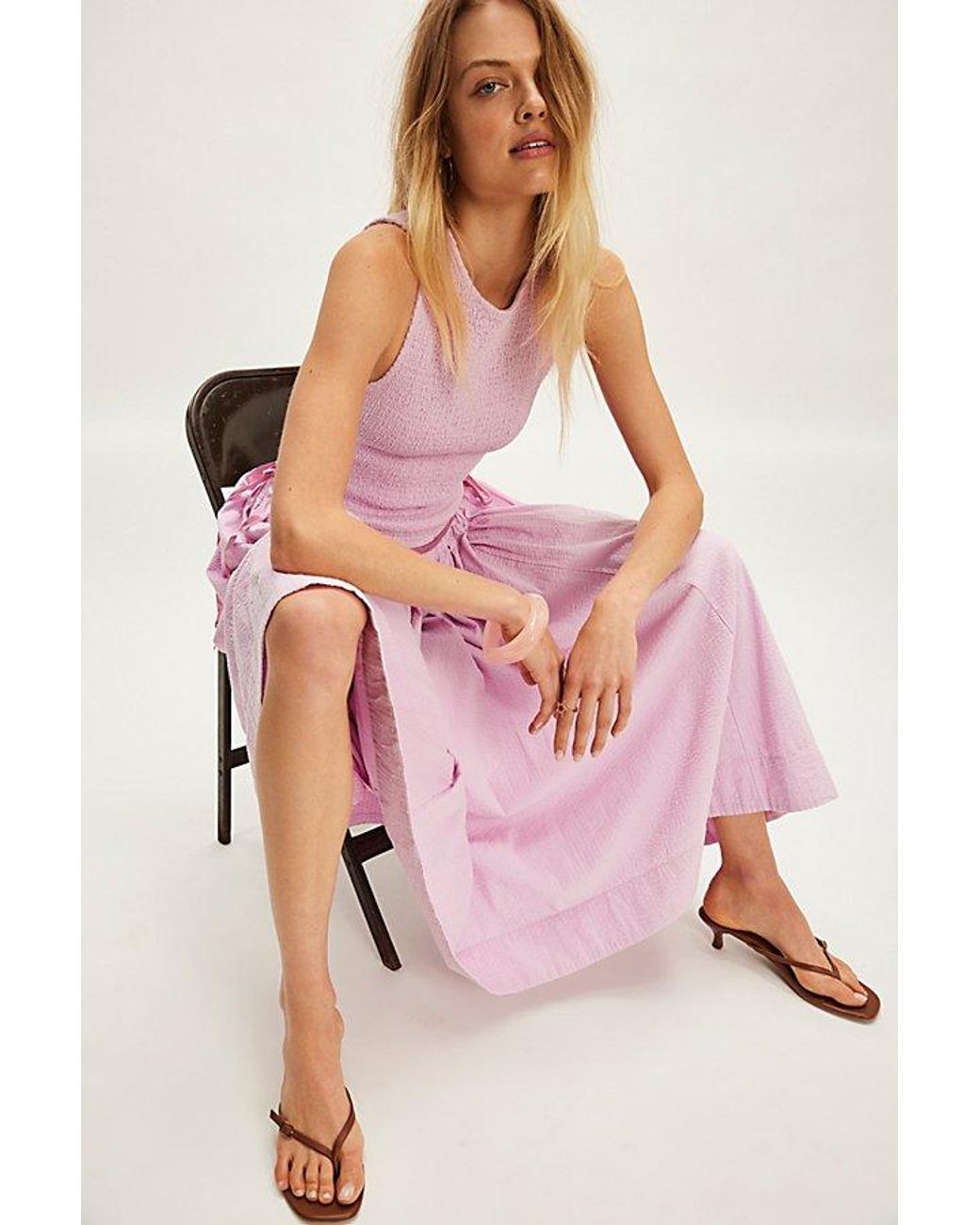 beachy midi dresses Women's Organic Cotton Midi Dress