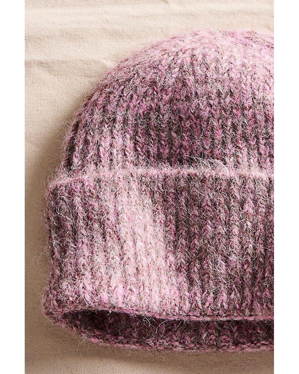 Free People Pink Frostline Beanie