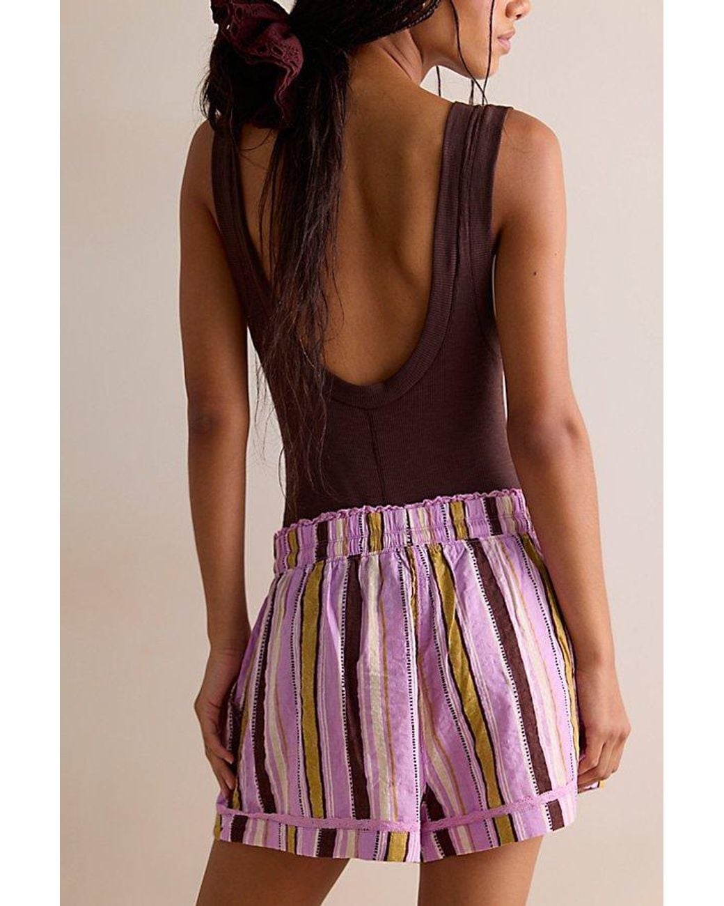 Intimately By Free People Red On Repeat Lounge Shorts By
