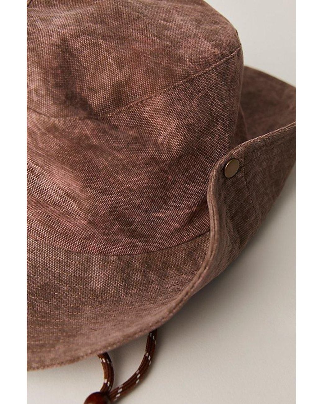 Free People Natural Washed Convertible Bucket Hat