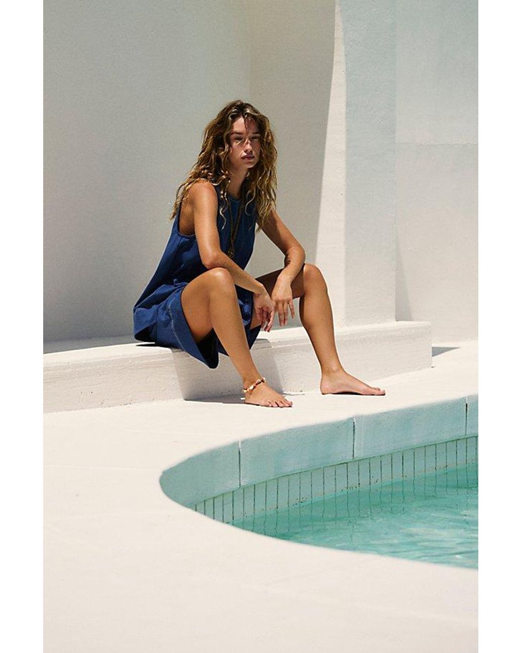 Free People Blue Strada Set