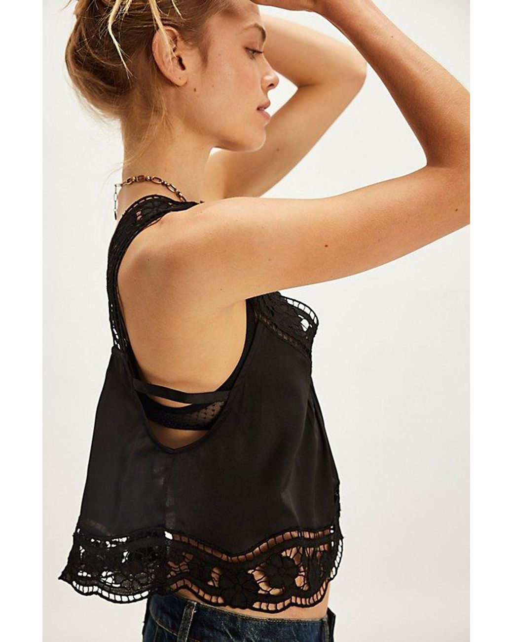 Free People Blue Ruthie Top